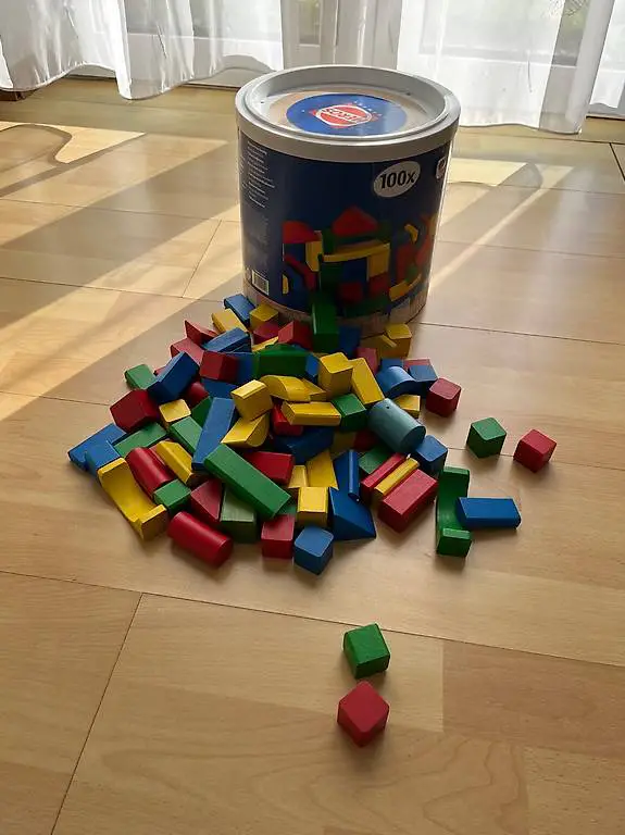 Heros Holzbausteine Bauklötze - 100 Stück