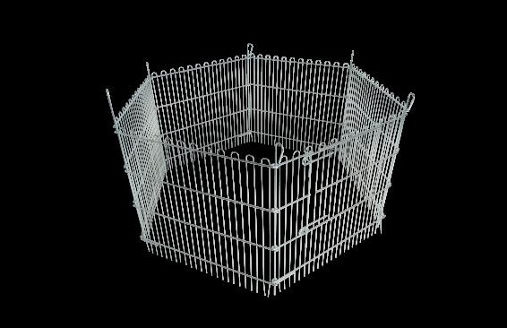 Metall Auslaufgehege/-gitter für Kaninchen, Meerschweinchen..