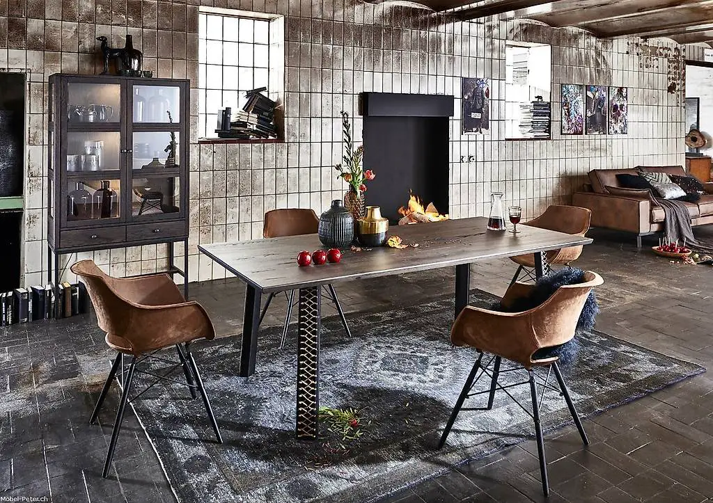 Tisch Parma Corset aus massiver Eiche in diversen Grössen