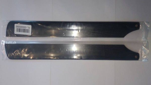 CARBON MAIN BLADE 325mm HAUPTROTOR-BLÄTTER schwarz