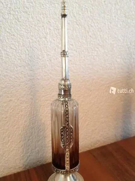 Accessoires aus Marrakesch Flacon Weiss/Braun