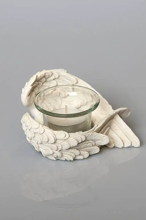 NEUER Engel-Flügel mit Teelicht