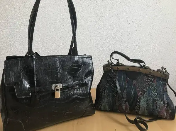 Tasche nostalgie, mit dem Gewissen Etwas und schwarze Tasche