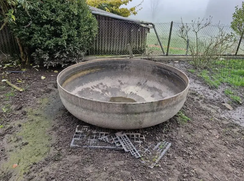 Schwimmbecken für Gänse, Enten