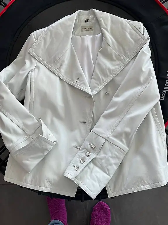 Echte Kalbsleder-Jacke