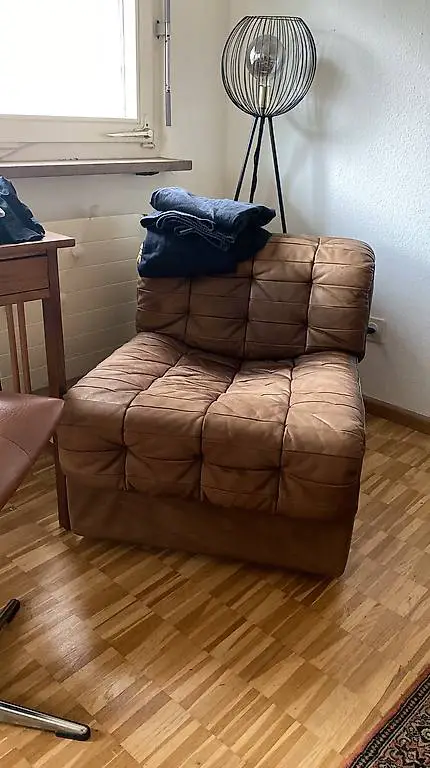 Ledersessel 2x plus Mitte