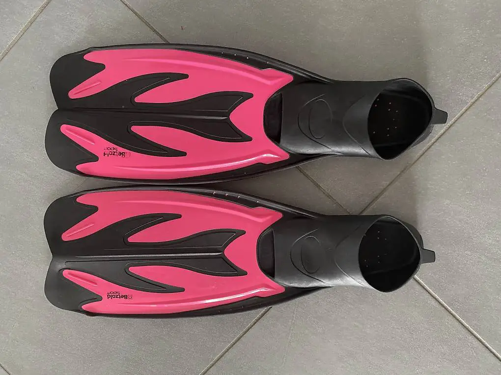 Schwimmflossen pink kind