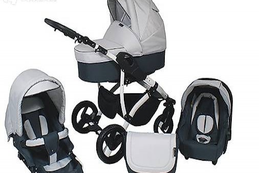  Kinderwagen Trio-Set "MAGNETIC" grau