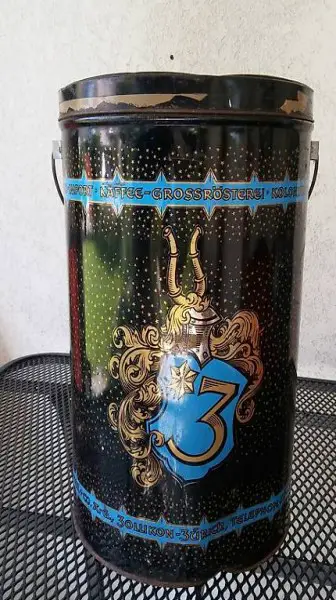 Alte Kaffe Blech Dose