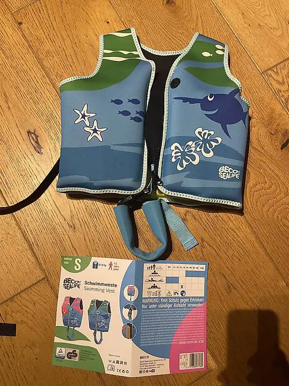 Schwimmweste gr. s beco neuwertig