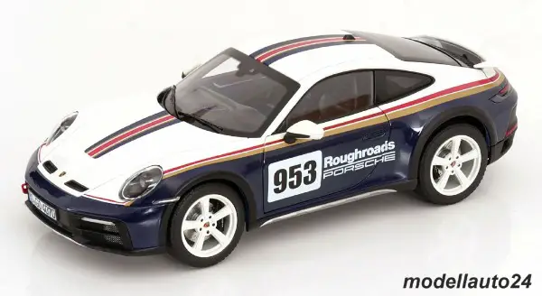 Porsche 911 (992) Rally Dakar Roughroads 2023 / Norev 1:18