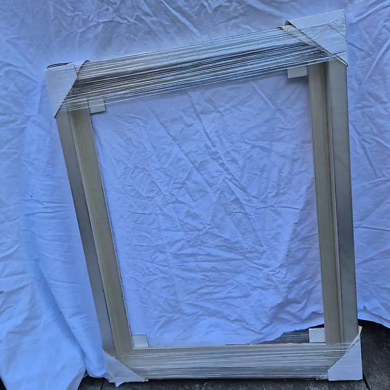 Holzrahmen Silber und Gold