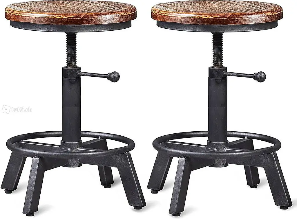  Industrie-Barhocker mit Drehgelenk