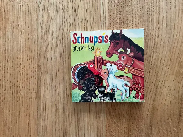 Sehr altes Pixi „ Schnupsis grosser Tag „ 1959 Rarität