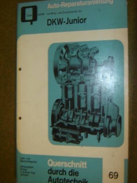 neue Bucheli Reparaturanleitung DKW Junior Oldtimer rar