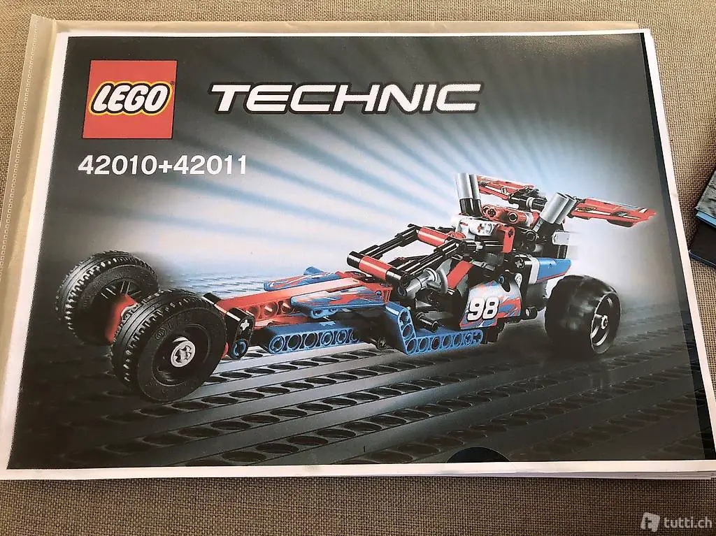 Lego Technic 42010 Action Race Buggy & 42011 Rennwagen