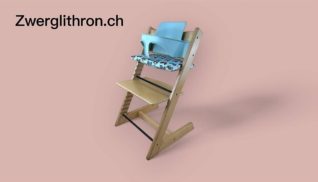 Stokke® Tripp Trapp inkl. Babyset & Kissen / Buche