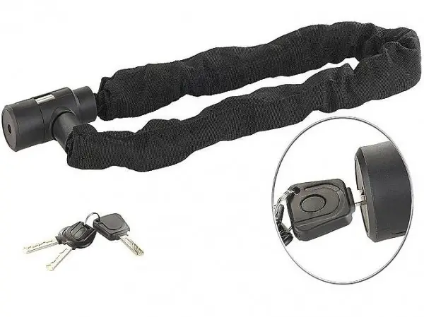  Extraschweres Fahrrad- und Motorrad-Kettenschloss, 10-mm-Ket