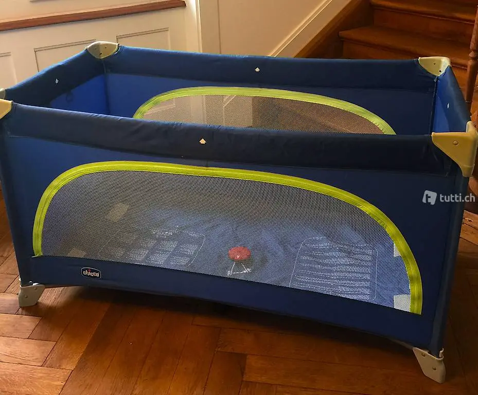 Baby Laufstall Chicco CHICCO Reisebett blue