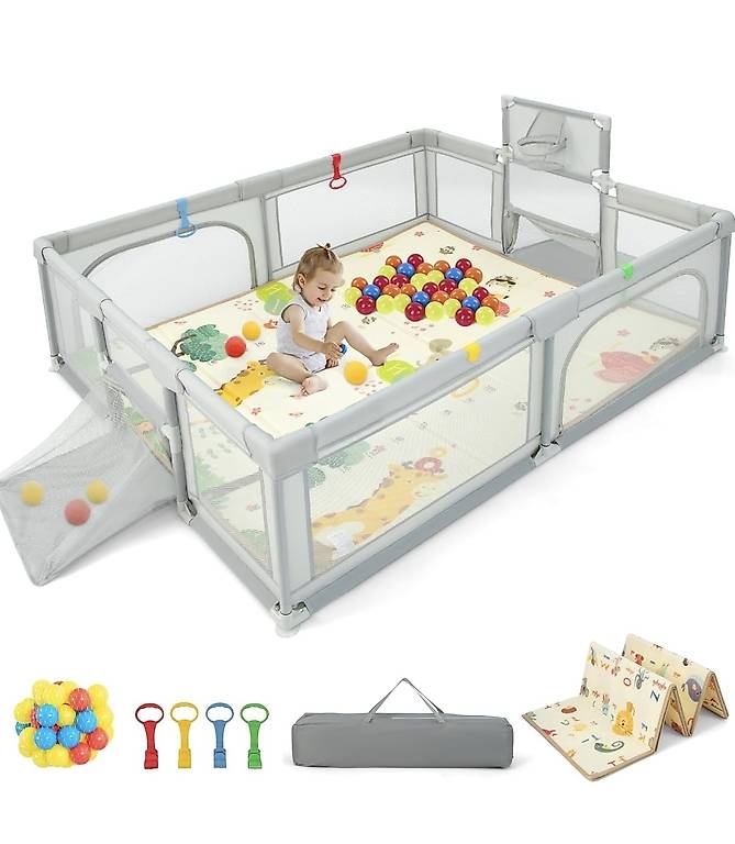 Laufstall Baby Faltbar