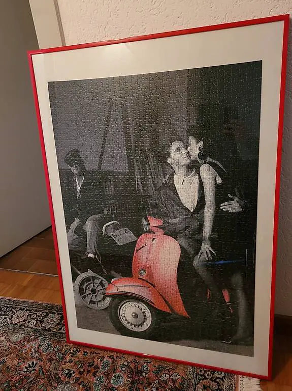 Puzzle - quadro - cornice - Bild mit Rahmen