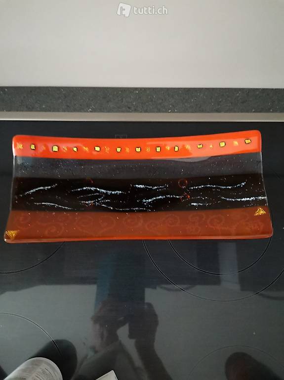 Neue ANTIPASTI Kunstgeblasene Glasschalen 32cm