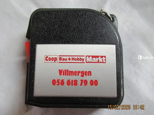  Doppelmeter, mit Reklame, Sammelstück