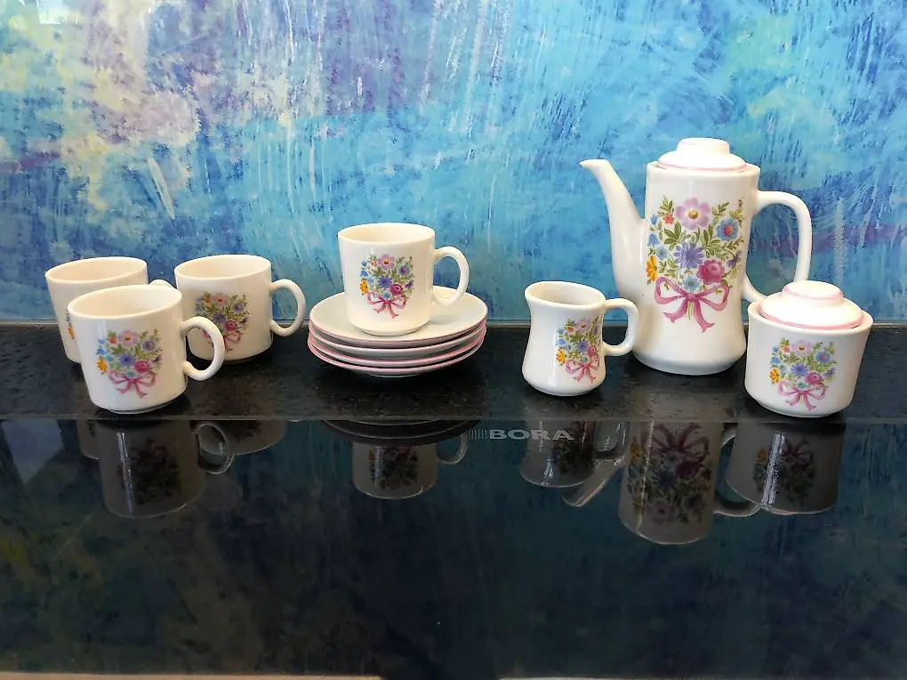 Reutter Puppengeschirr Spielküche Geschirrset Kaffeegeschirr