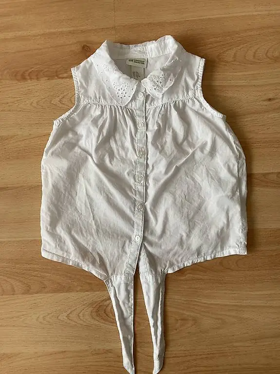 Kurzarm Bluse Grösse 116 neu