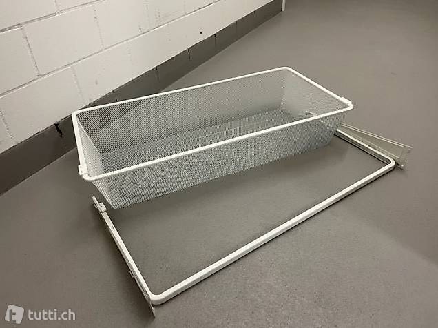 Netzdrahtkorb IKEA Boaxel mit 2 passenden Kosolen