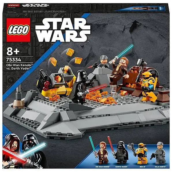 LEGO 75334 Star Wars Obi-Wan Kenobi vs. Darth Vader, OVP