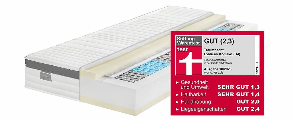 -65% wie NEU Taschenfederkern Badenia 7-Zonen 1000er 90x200