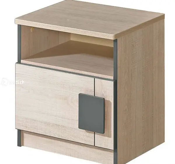  NACHTTISCH NACHTSCHRANK NACHTKONSOLE DESIGN EICHE G12