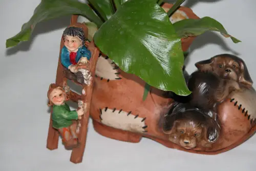 24 lustige Max und Moritz als Blumentopfhänger