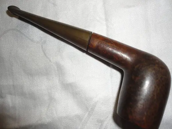  Tubackpfeife, Pfeife, Raucherpfeife, GOLD * STAR