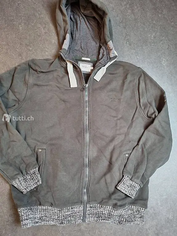 Pepe Jeans Herren Sweatjacke, leichte Qualität, Gr. XL