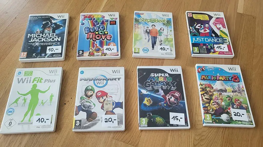 Nintendo Wii Spiele 10-20 CHF in gutem Zustand oder wie neu