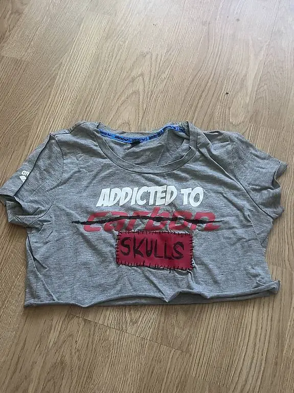 Upcycled Punk stil Top