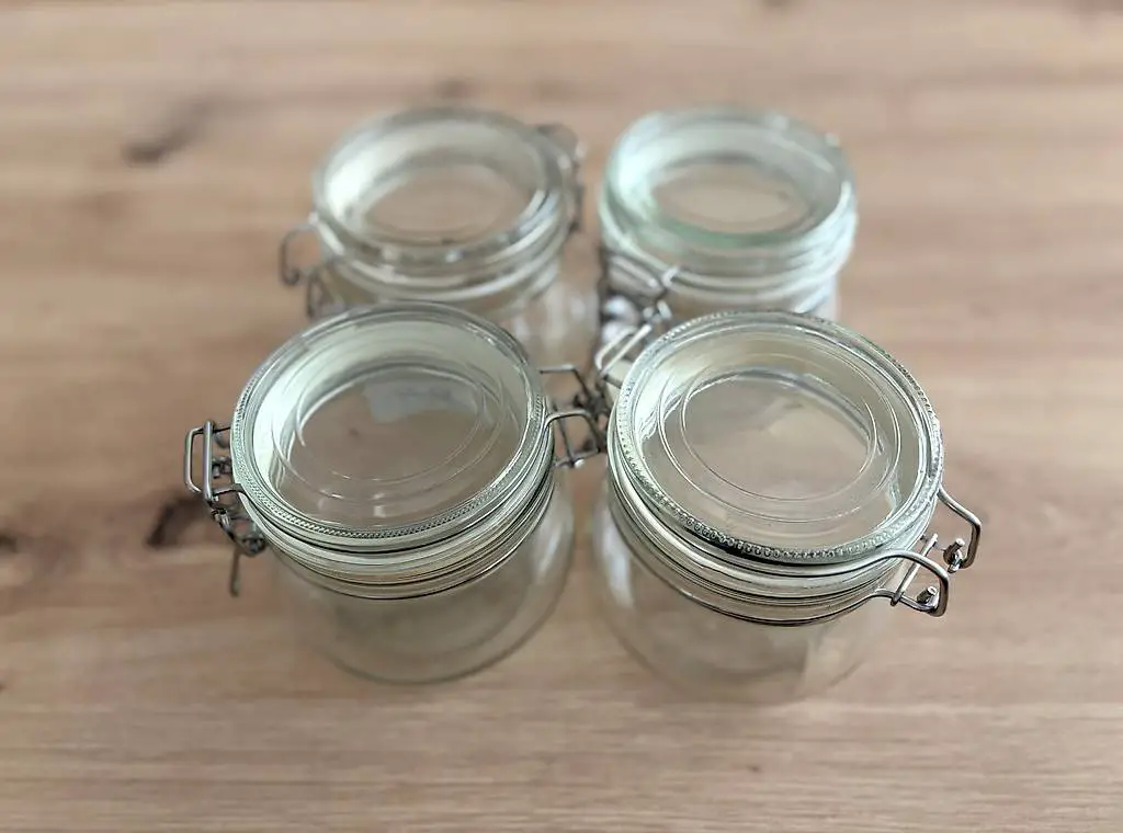 Bügelgläser Luftdichtes Einmachglas mit Bügelverschluss 0.4L