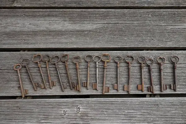 Schlüssel antik Rost,vintage, Deko