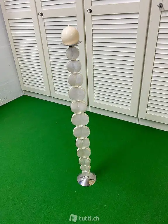 Kerzenständer mit echter kugelkerze