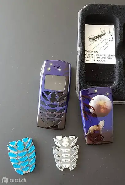 8310 Nokia Hülle mit Wolf Design für Sammler