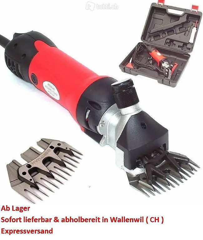 Schaf Schermaschine 500W + Ersatzmesser