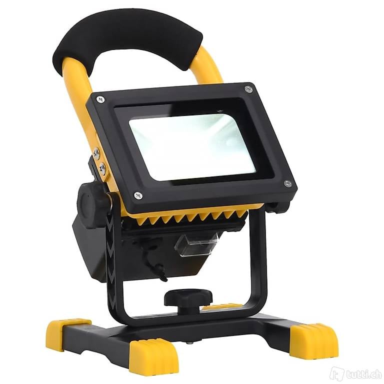  LED-Strahler Wiederaufladbar mit Handgriff 30W Kaltweiss