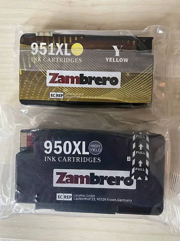 Patronen Drucker 950 CL und 951XL Neu