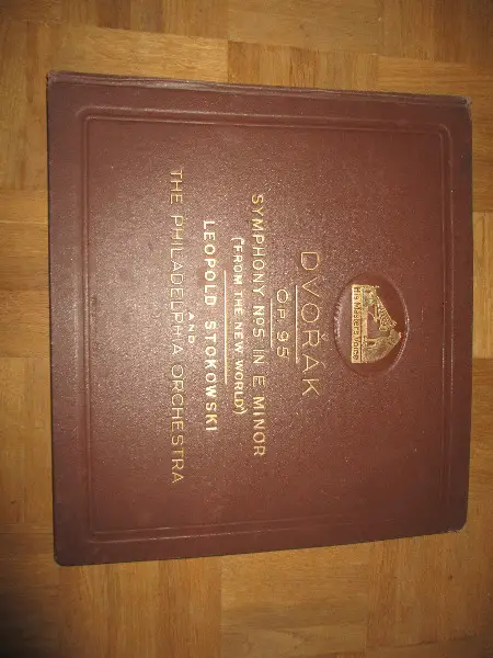 Schallplatten Schellackplattenalbum Dvorak, 5. Symphonie