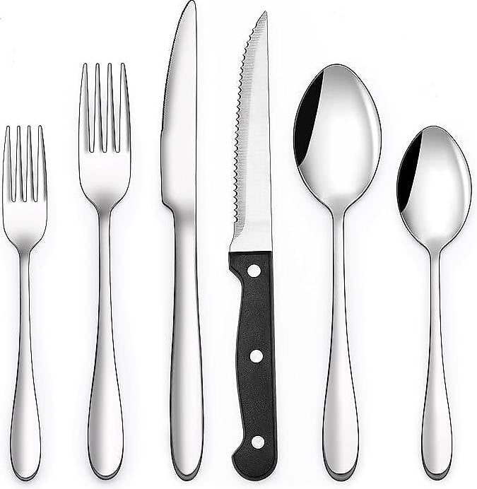 Besteck Set 12 Personen, 72-teilig