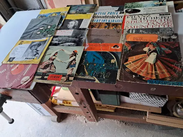 Pz 17 dischi 33 giri, formato piccolo, da 25 cent