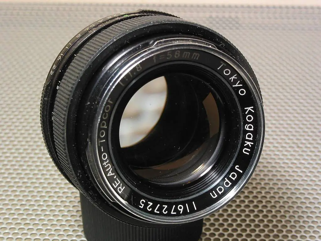 topcon re auto topcor 1:1.8 58mm super dm exakta mount rar