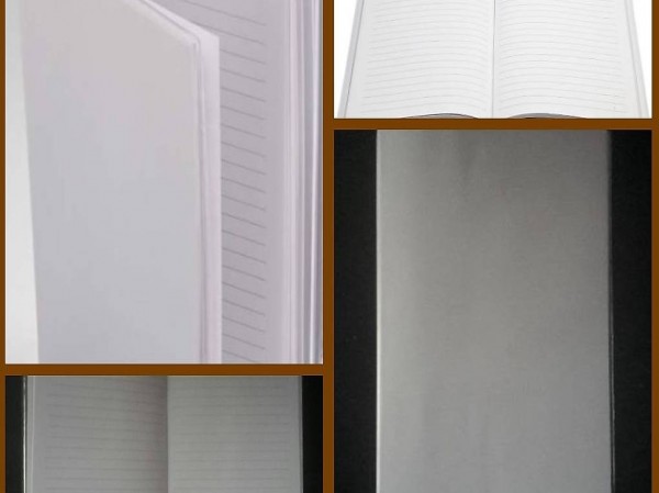 Notizheft A5 mit durchsichtigem Umschlag zum Verzieren